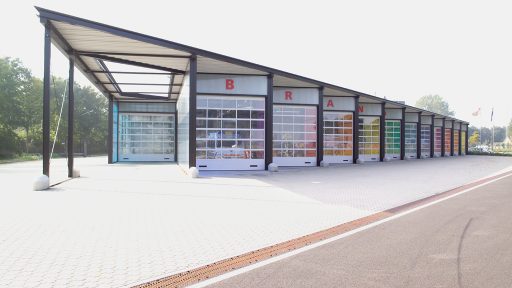 Compact folding doors in Barneveld firestation