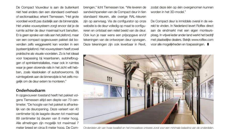 Artikel vakblad gevelbouw