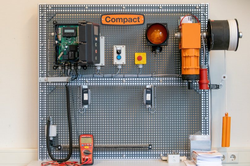 Een voorbeeld van alle techniek in de Compact academy